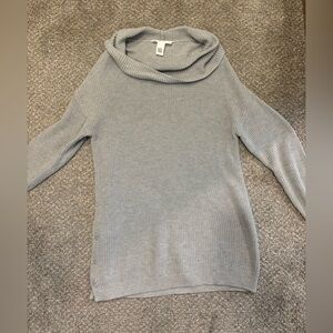 Workshop Republic Clothing Gray Cowl Neck Sweater